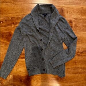 GAP Cozy Gray Collar Cardigan